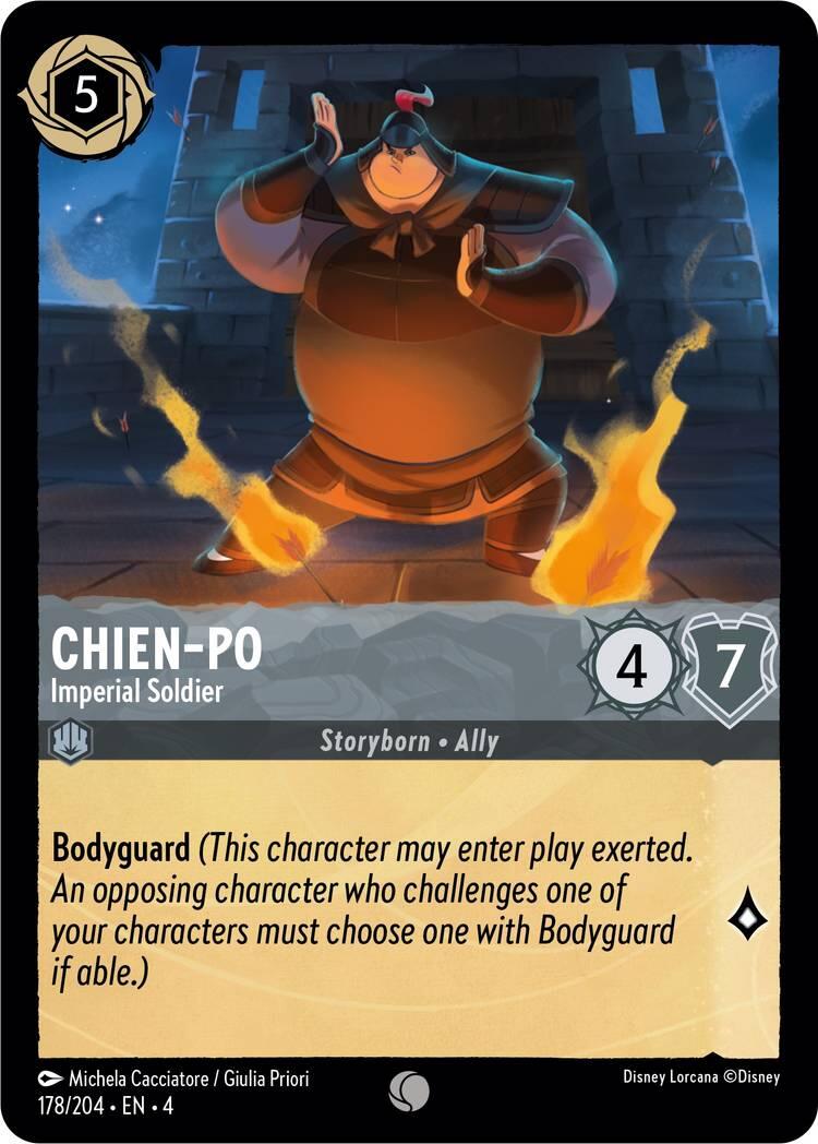 Chien-Po - Imperial Soldier – Ursula's Return (Disney Lorcana)