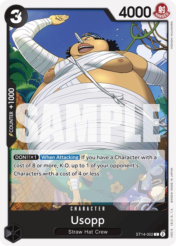 Usopp – ST-14: Starter Deck 14 3D2Y (One Piece Card Game)