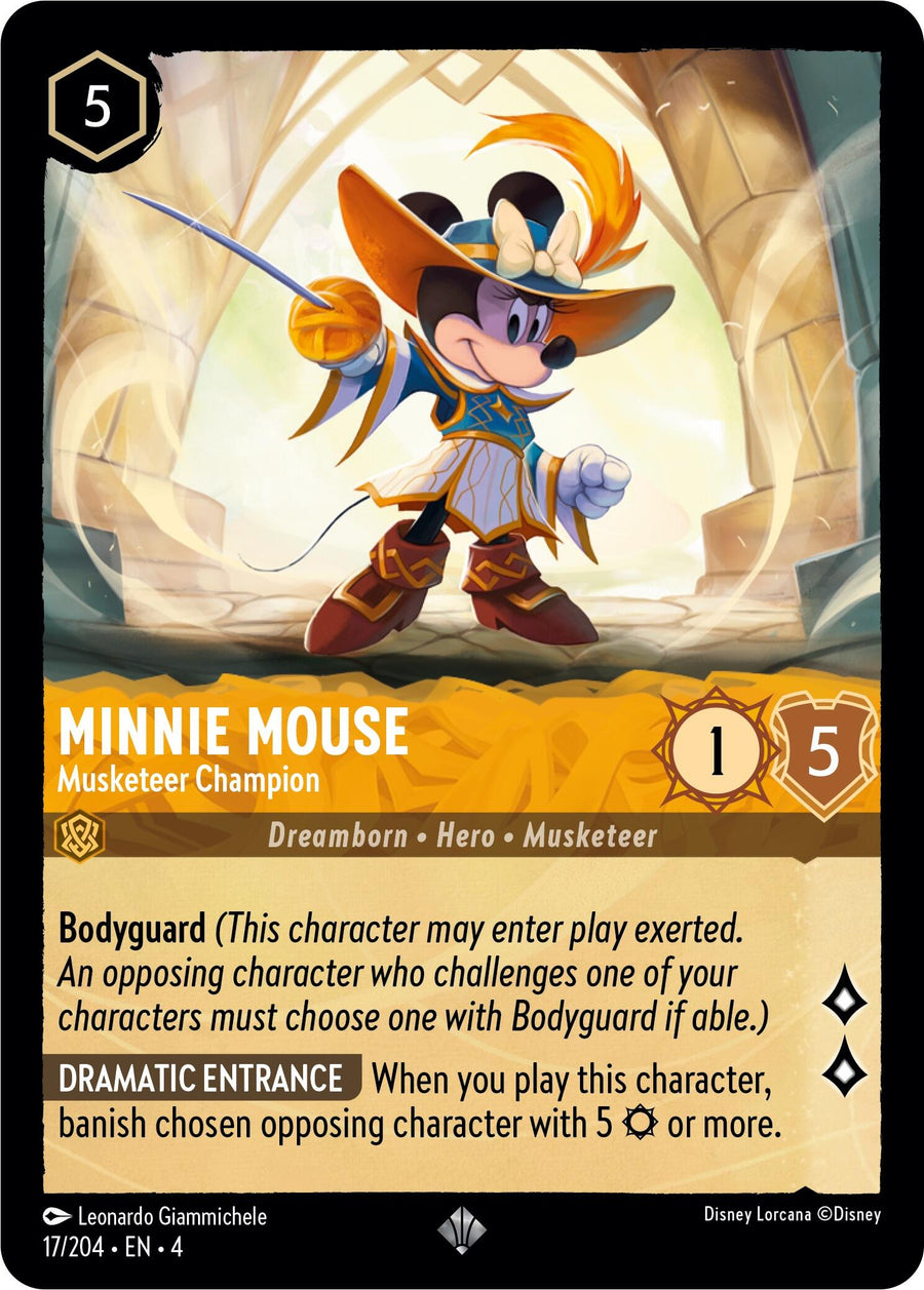 Minnie Mouse - Musketeer Champion – Ursula's Return (Disney Lorcana)
