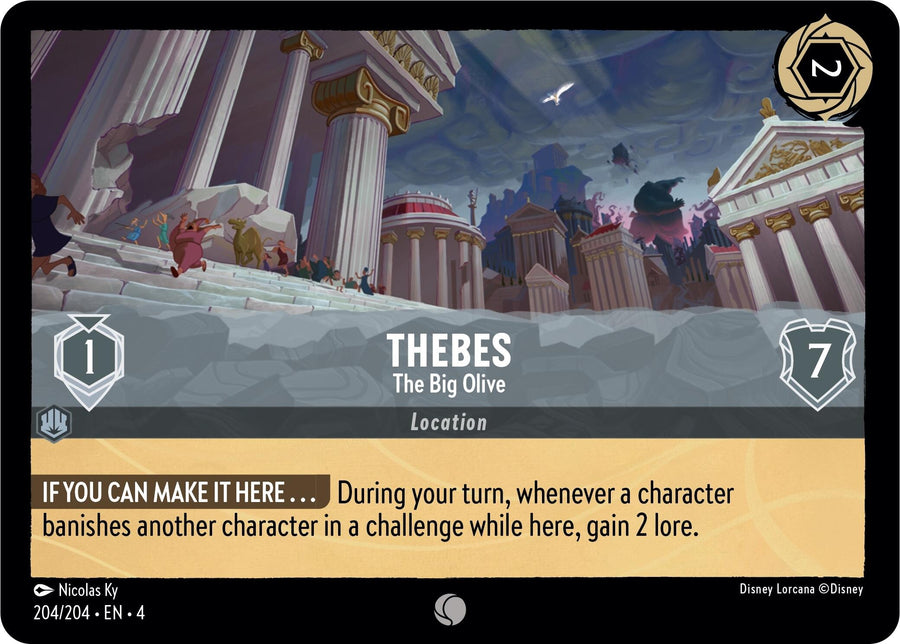 Thebes - The Big Olive – Ursula's Return (Disney Lorcana)