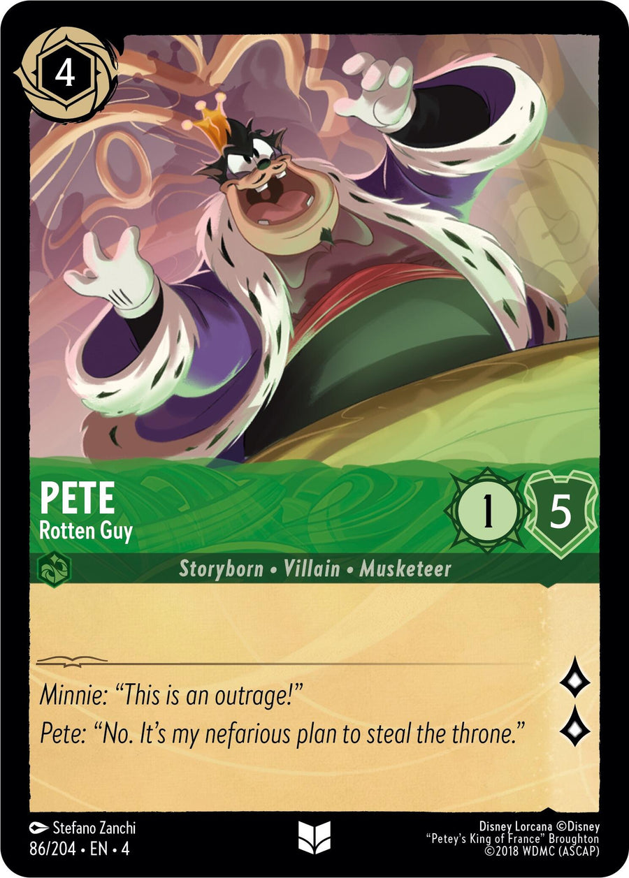 Pete - Rotten Guy – Ursula's Return (Disney Lorcana)