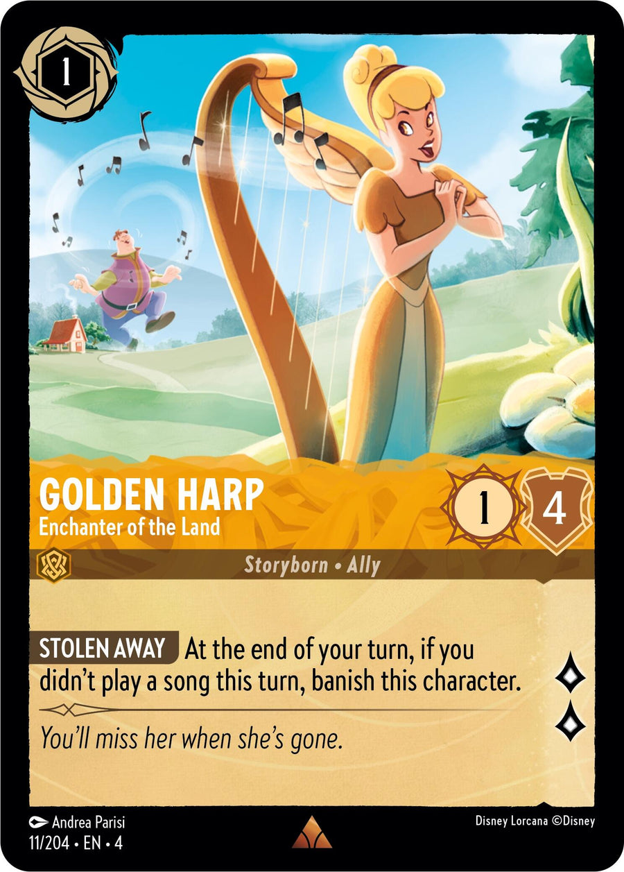 Golden Harp - Enchanter of the Land – Ursula's Return (Disney Lorcana)