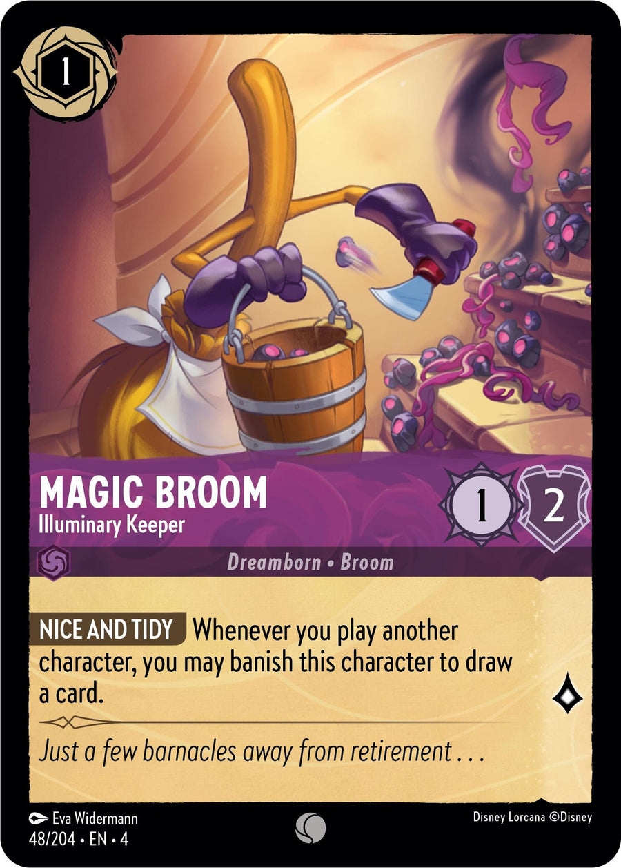 Magic Broom - Illuminary Keeper – Ursula's Return (Disney Lorcana)