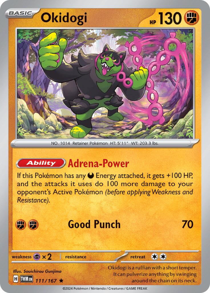 Okidogi – SV06: Twilight Masquerade (Pokemon)