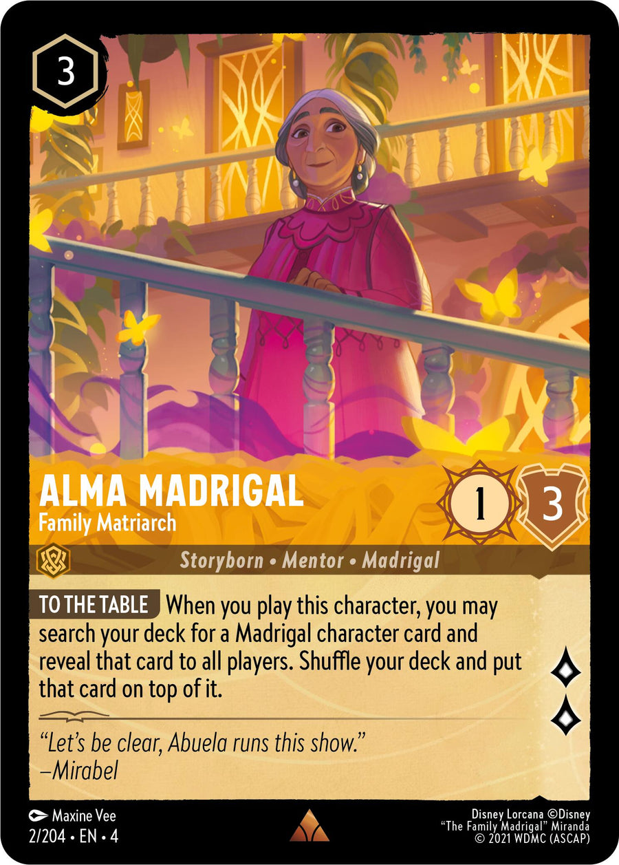 Alma Madrigal - Family Matriarch – Ursula's Return (Disney Lorcana)