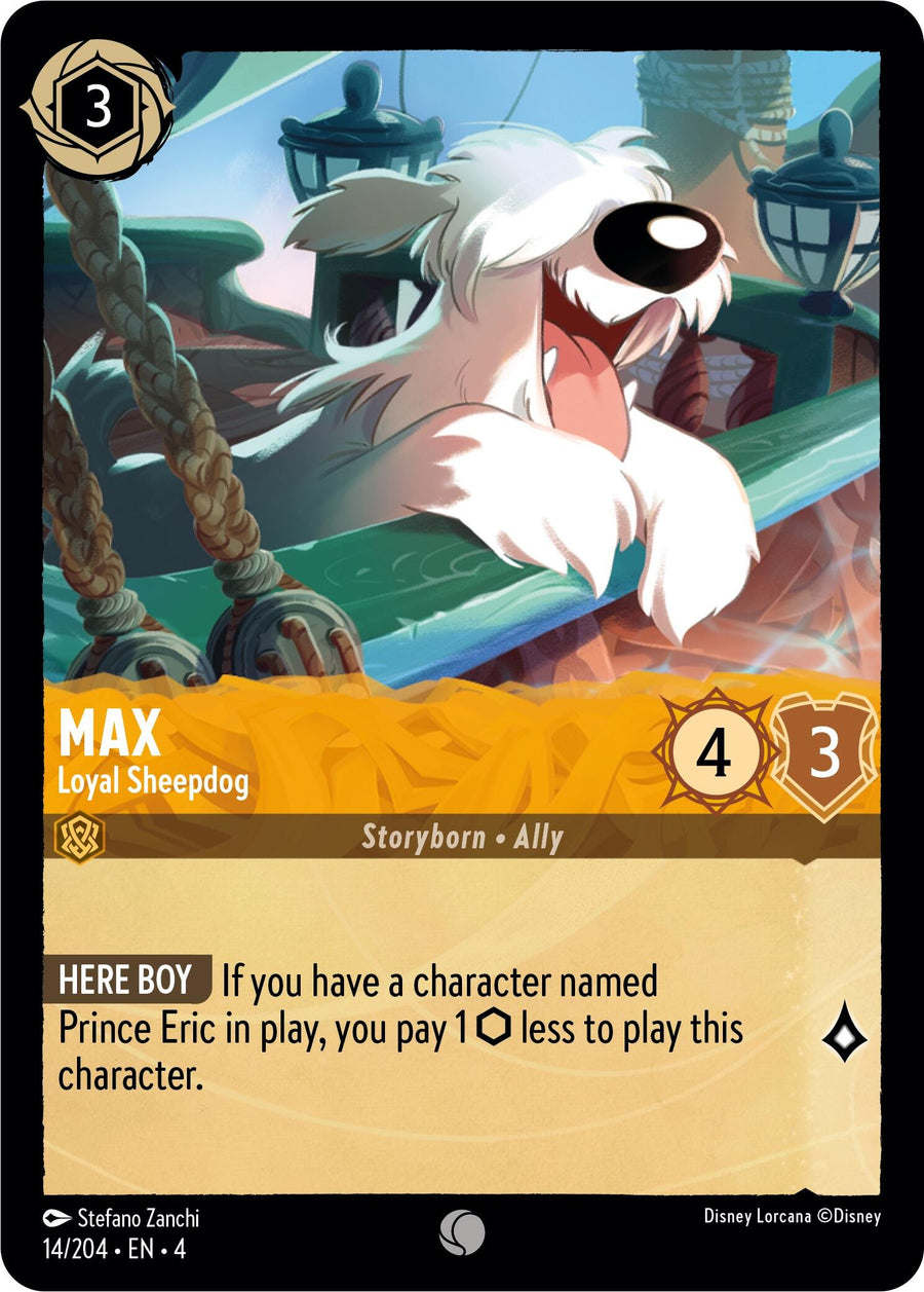 Max - Loyal Sheepdog – Ursula's Return (Disney Lorcana)