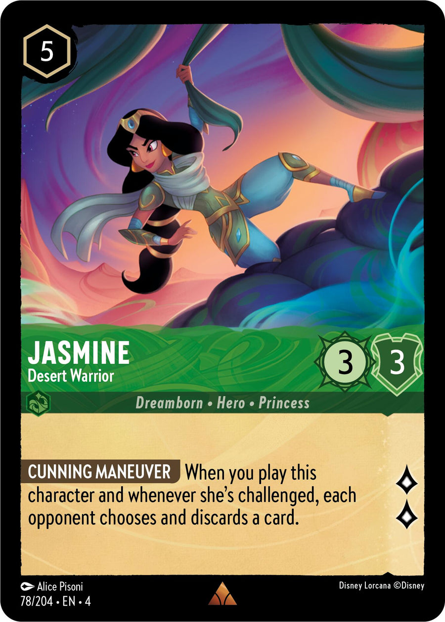 Jasmine - Desert Warrior – Ursula's Return (Disney Lorcana)