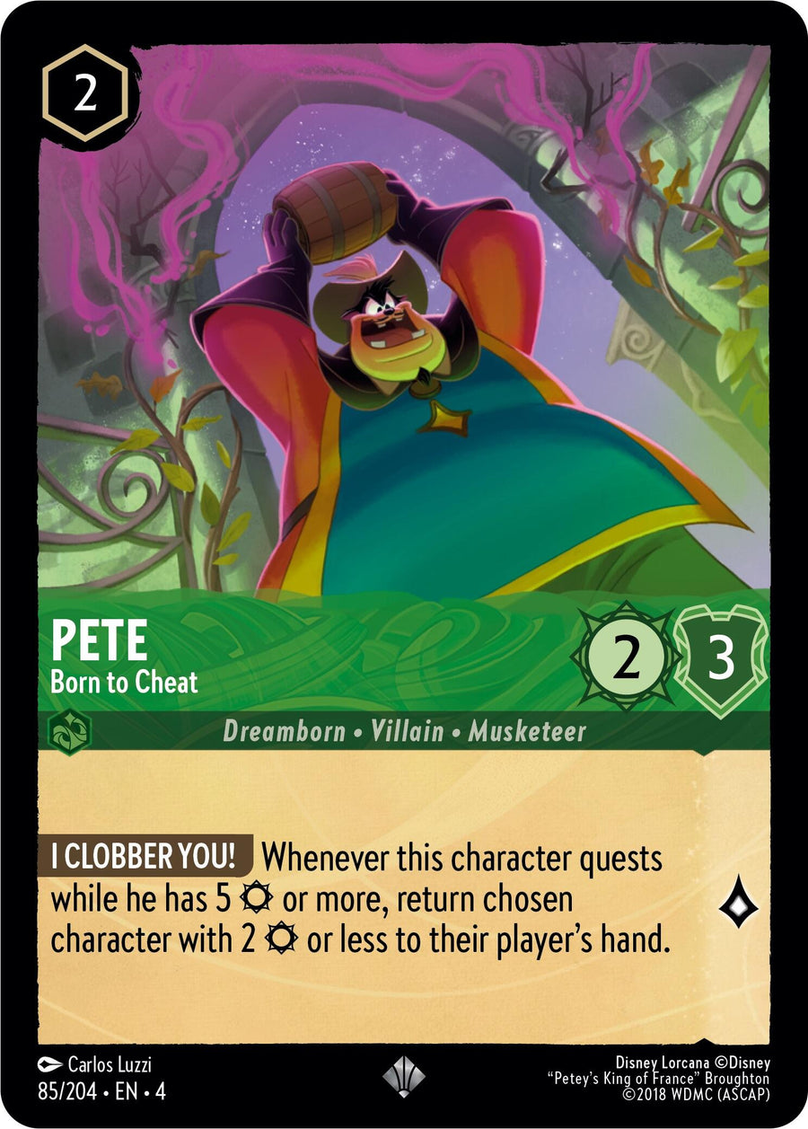 Pete - Born to Cheat – Ursula's Return (Disney Lorcana)