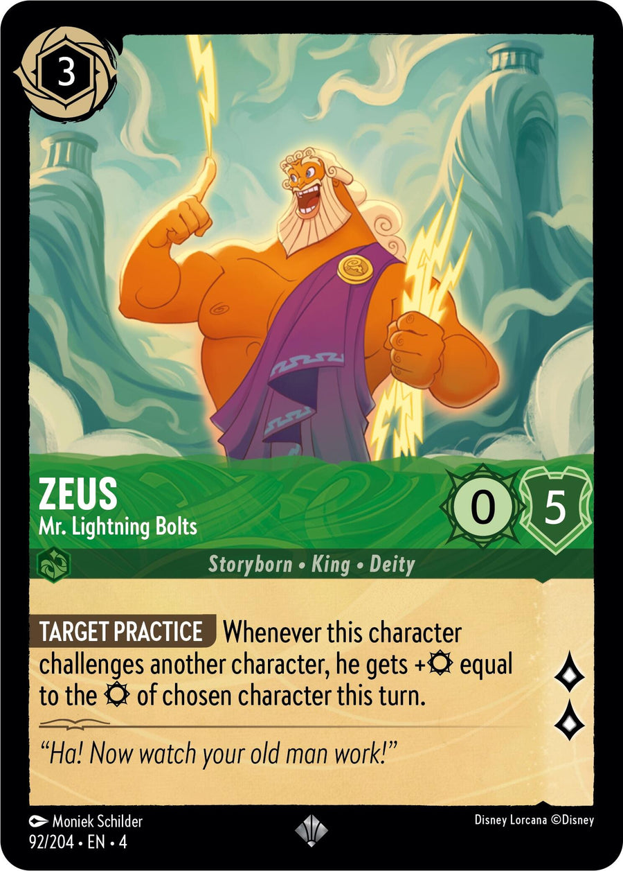 Zeus - Mr. Lightning Bolts – Ursula's Return (Disney Lorcana)
