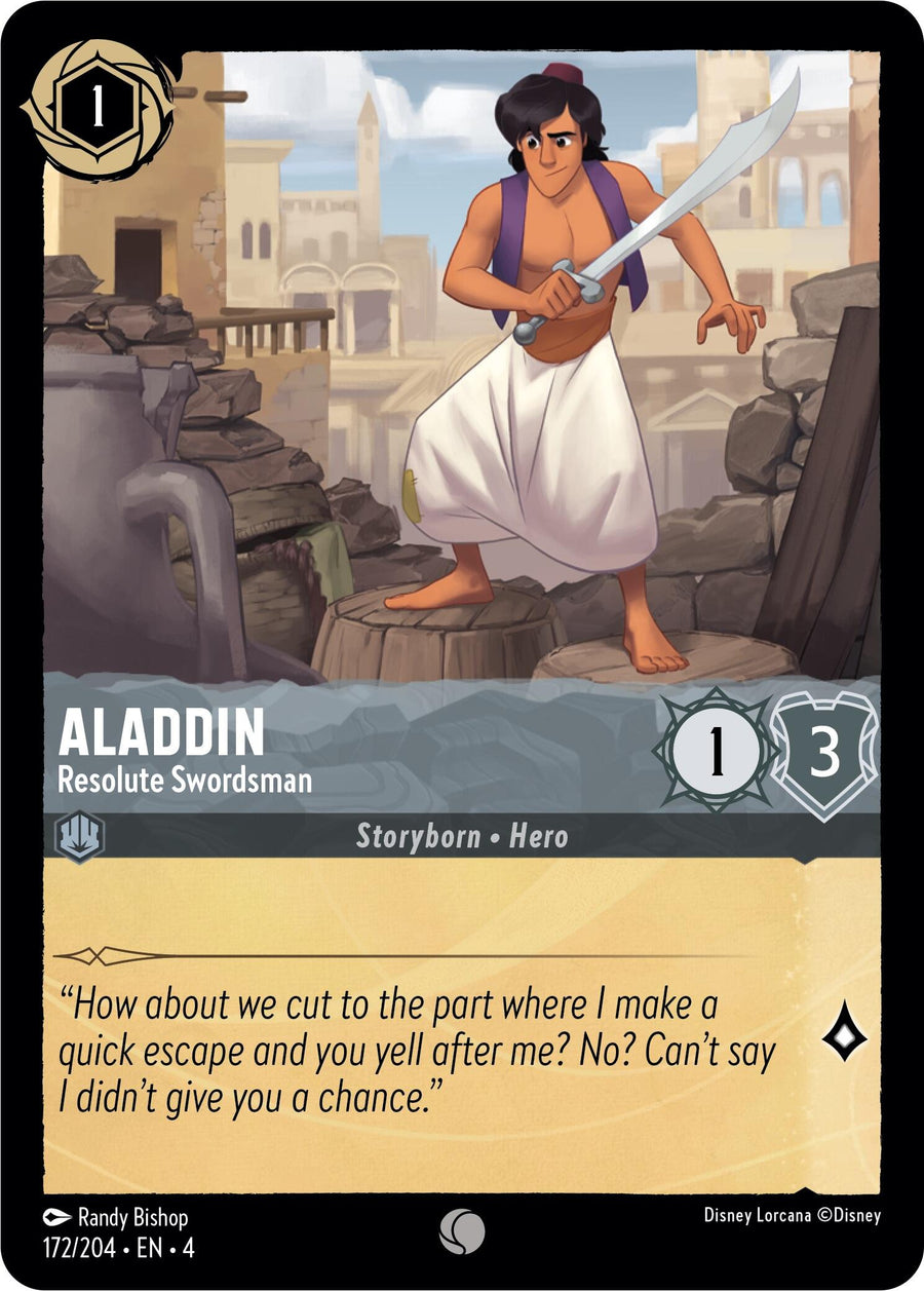 Aladdin - Resolute Swordsman – Ursula's Return (Disney Lorcana)