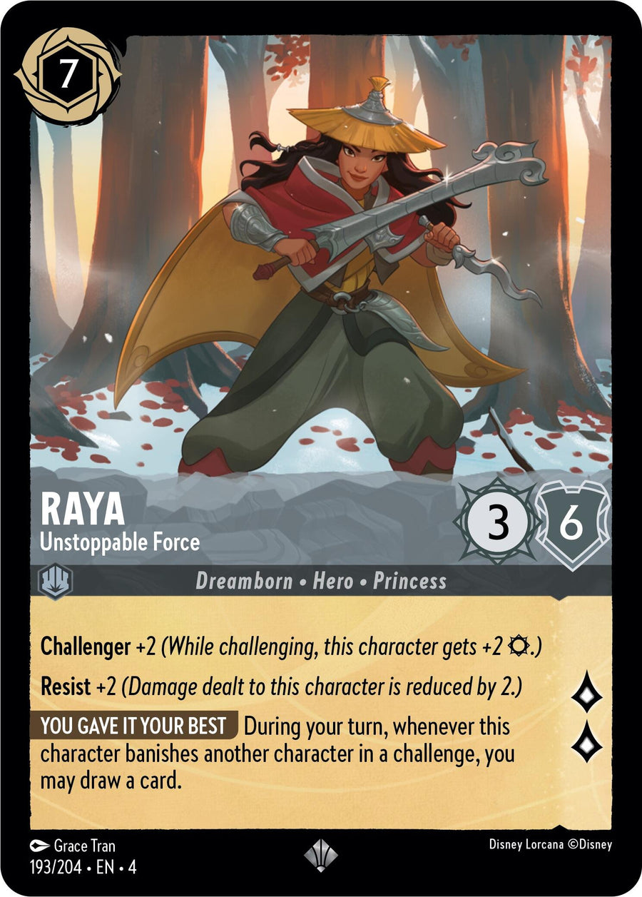 Raya - Unstoppable Force – Ursula's Return (Disney Lorcana)
