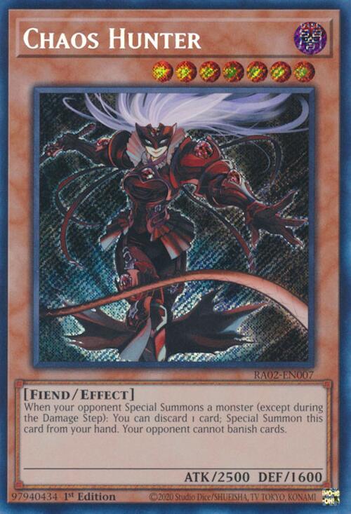 Chaos Hunter (Secret Rare) – 25th Anniversary Rarity Collection II (YuGiOh)