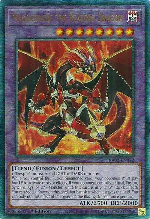 Masquerade the Blazing Dragon (PUR) – 25th Anniversary Rarity Collection II (YuGiOh)