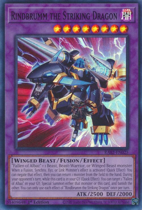 Rindbrumm the Striking Dragon – 25th Anniversary Rarity Collection II (YuGiOh)
