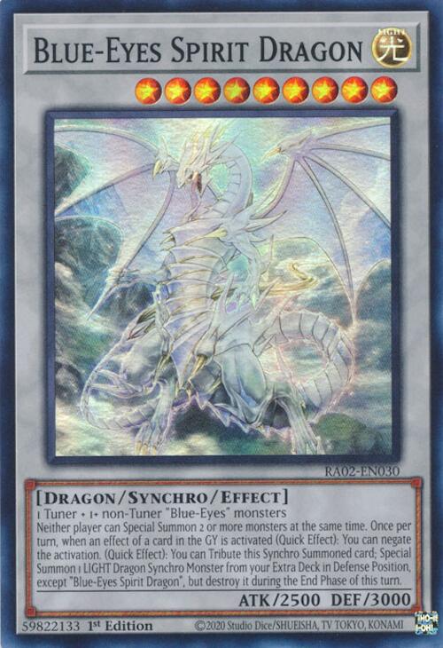 Blue-Eyes Spirit Dragon – 25th Anniversary Rarity Collection II (YuGiOh)