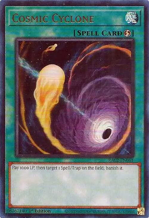 Cosmic Cyclone (UR) – 25th Anniversary Rarity Collection II (YuGiOh)