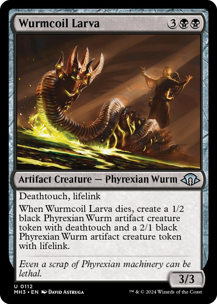 Wurmcoil Larva – Modern Horizons 3 (Magic: The Gathering)