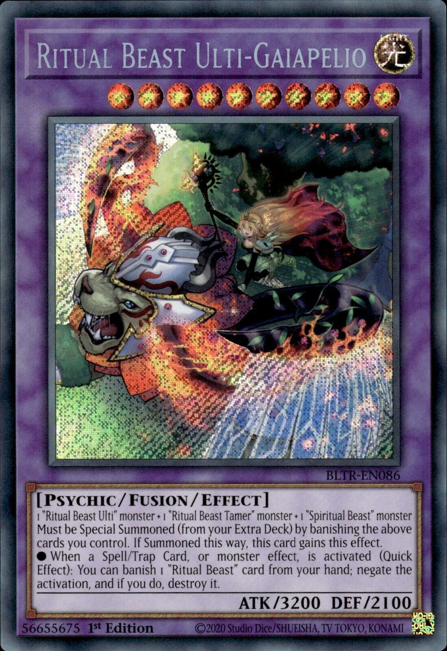 Ritual Beast Ulti-Gaiapelio – Battles of Legend: Terminal Revenge (YuGiOh)