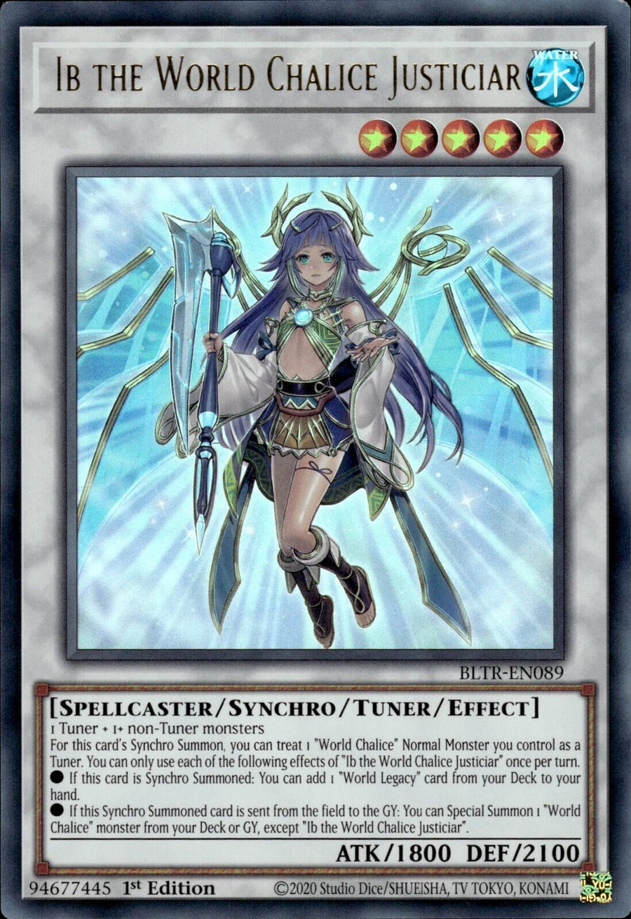 Ib the World Chalice Justiciar – Battles of Legend: Terminal Revenge (YuGiOh)
