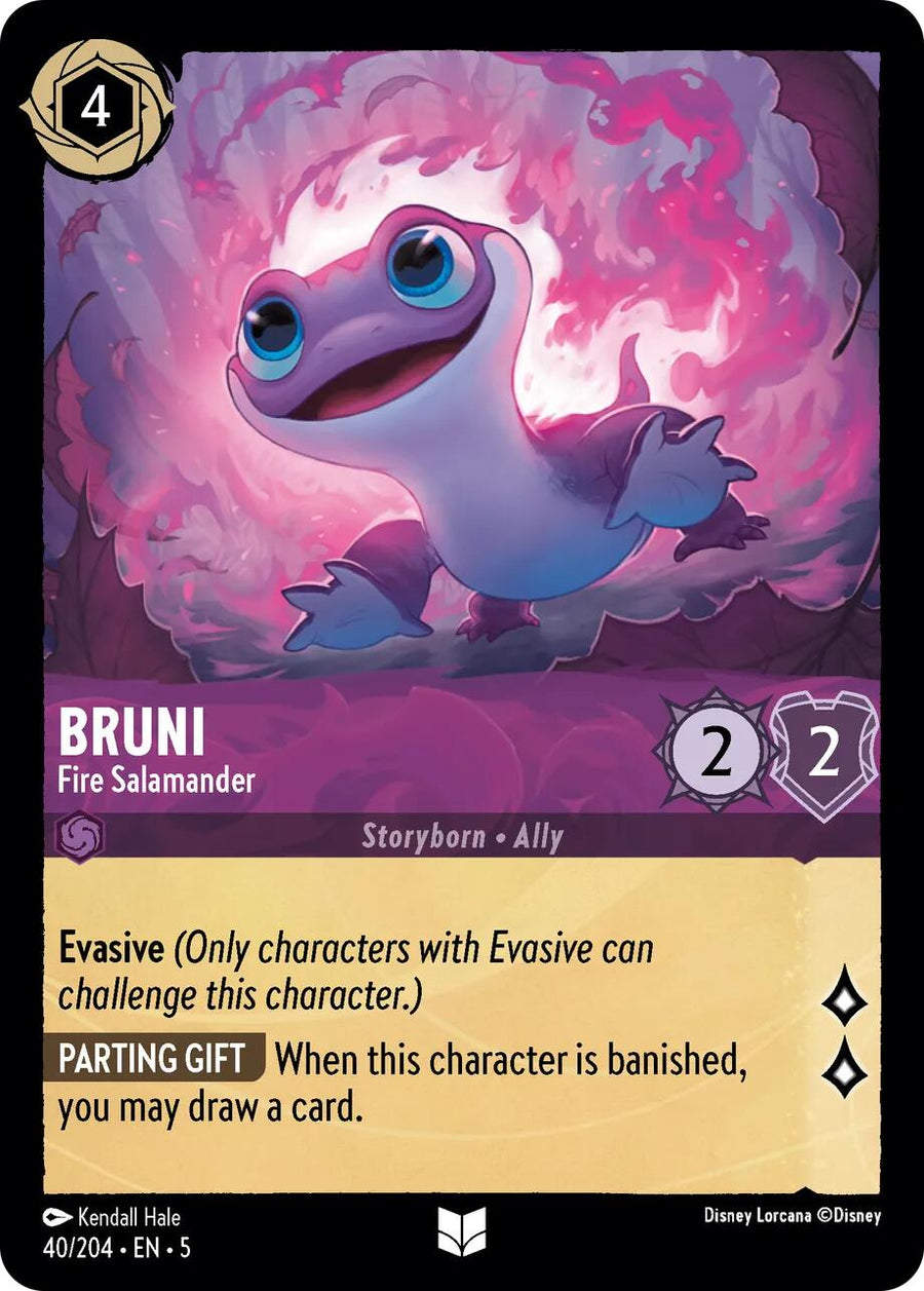 Bruni - Fire Salamander – Shimmering Skies (Disney Lorcana)
