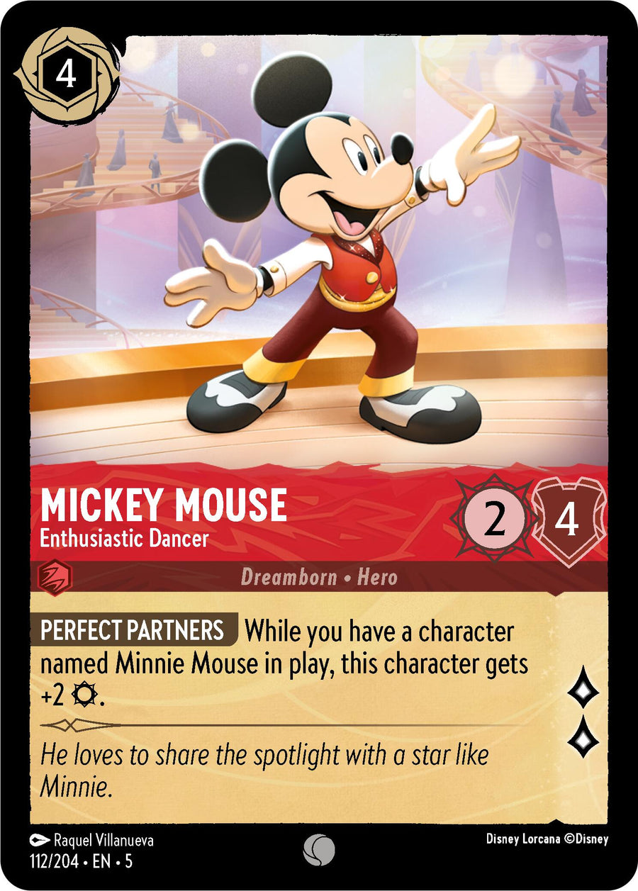 Mickey Mouse - Enthusiastic Dancer – Shimmering Skies (Disney Lorcana)