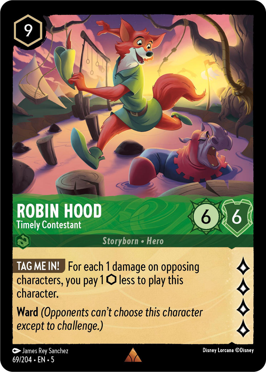 Robin Hood - Timely Contestant – Shimmering Skies (Disney Lorcana)
