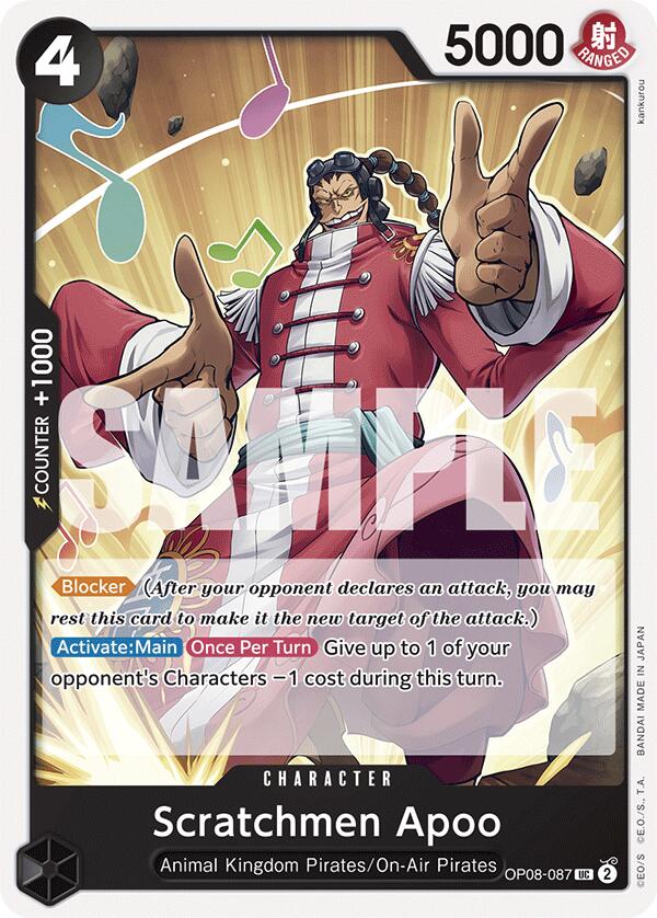 Scratchmen Apoo – Two Legends (One Piece Card Game)