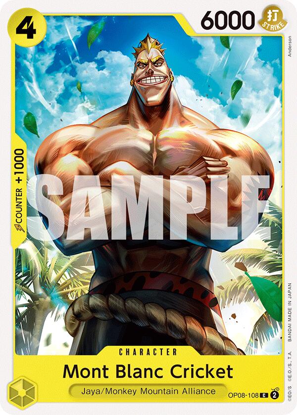 Mont Blanc Cricket – Two Legends (One Piece Card Game)