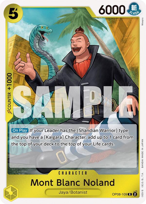 Mont Blanc Noland – Two Legends (One Piece Card Game)