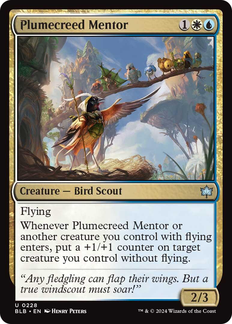 Plumecreed Mentor – Bloomburrow (Magic: The Gathering)