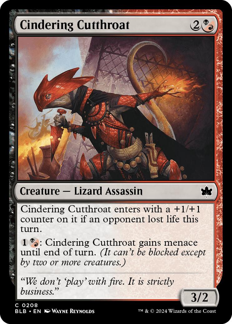 Cindering Cutthroat – Bloomburrow (Magic: The Gathering)