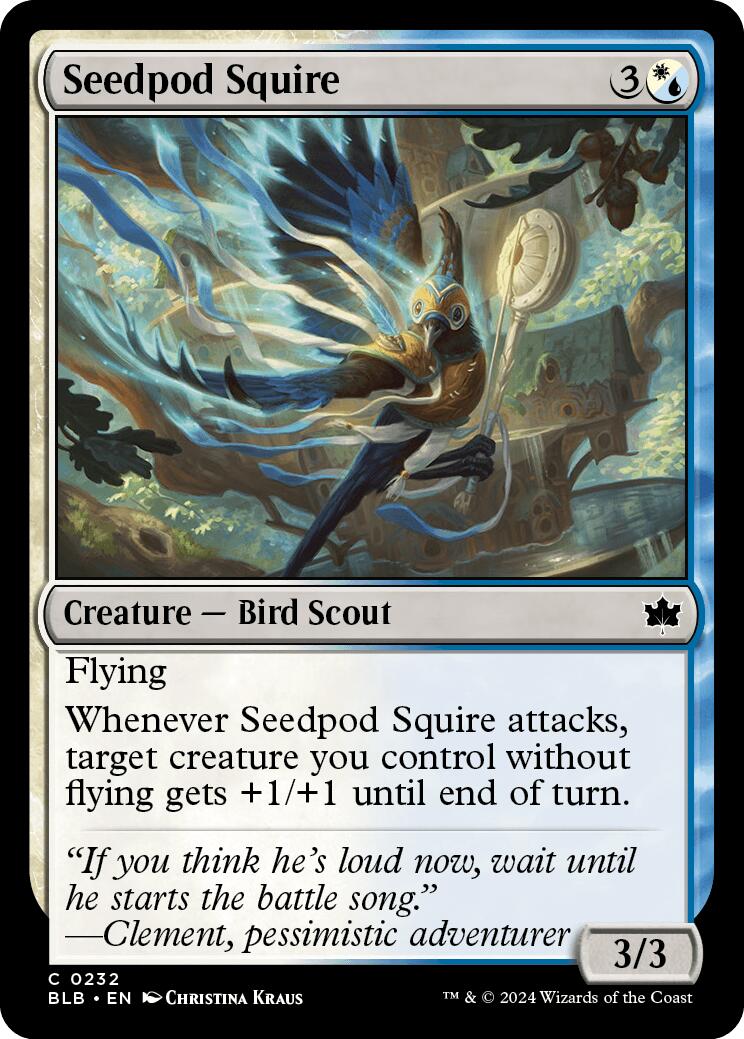 Seedpod Squire – Bloomburrow (Magic: The Gathering)