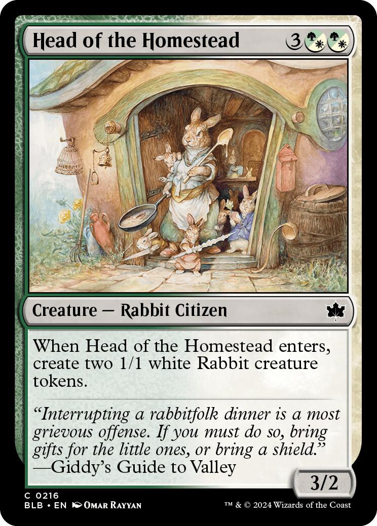 Head of the Homestead – Bloomburrow (Magic: The Gathering)