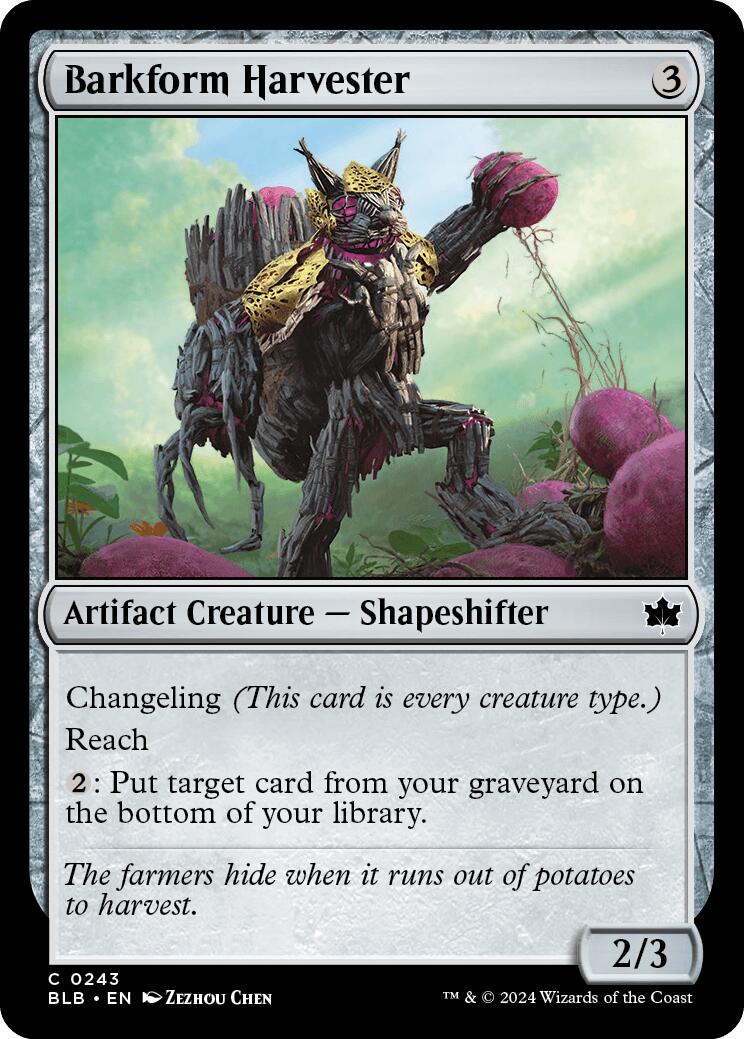 Barkform Harvester – Bloomburrow (Magic: The Gathering)