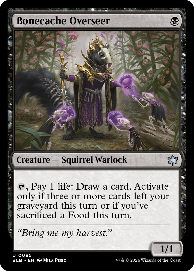 Bonecache Overseer – Bloomburrow (Magic: The Gathering)