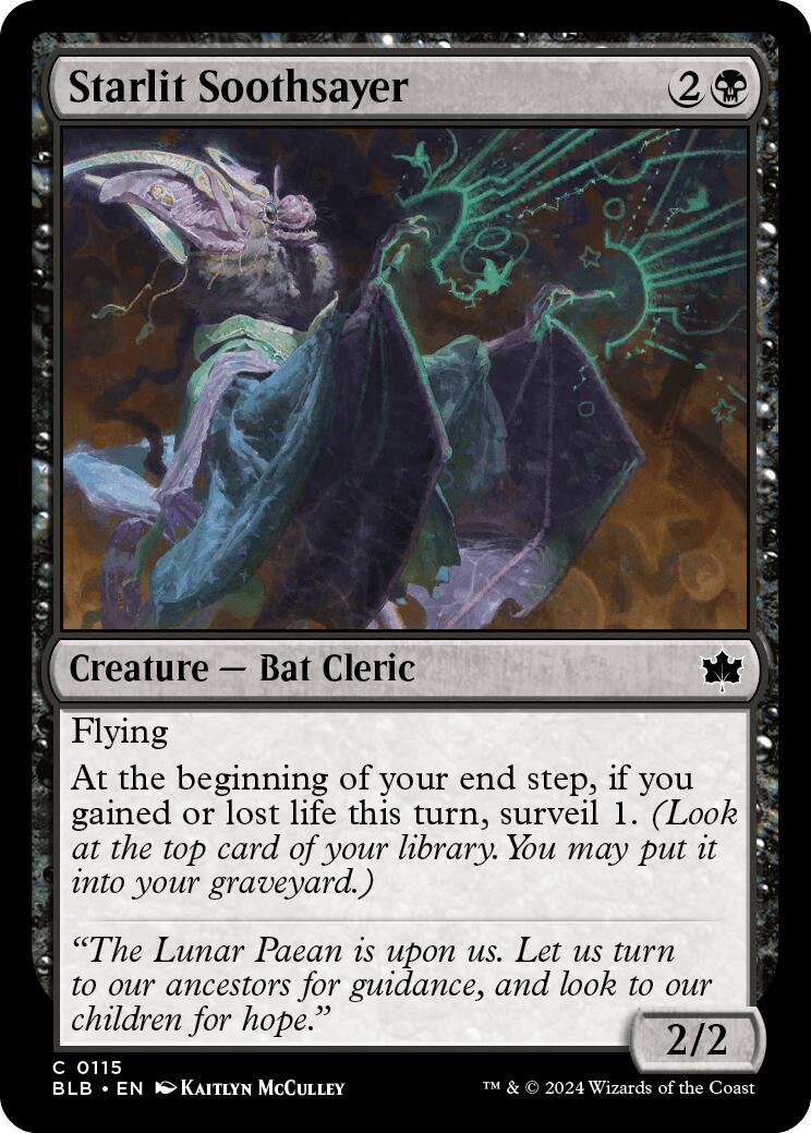 Starlit Soothsayer – Bloomburrow (Magic: The Gathering)