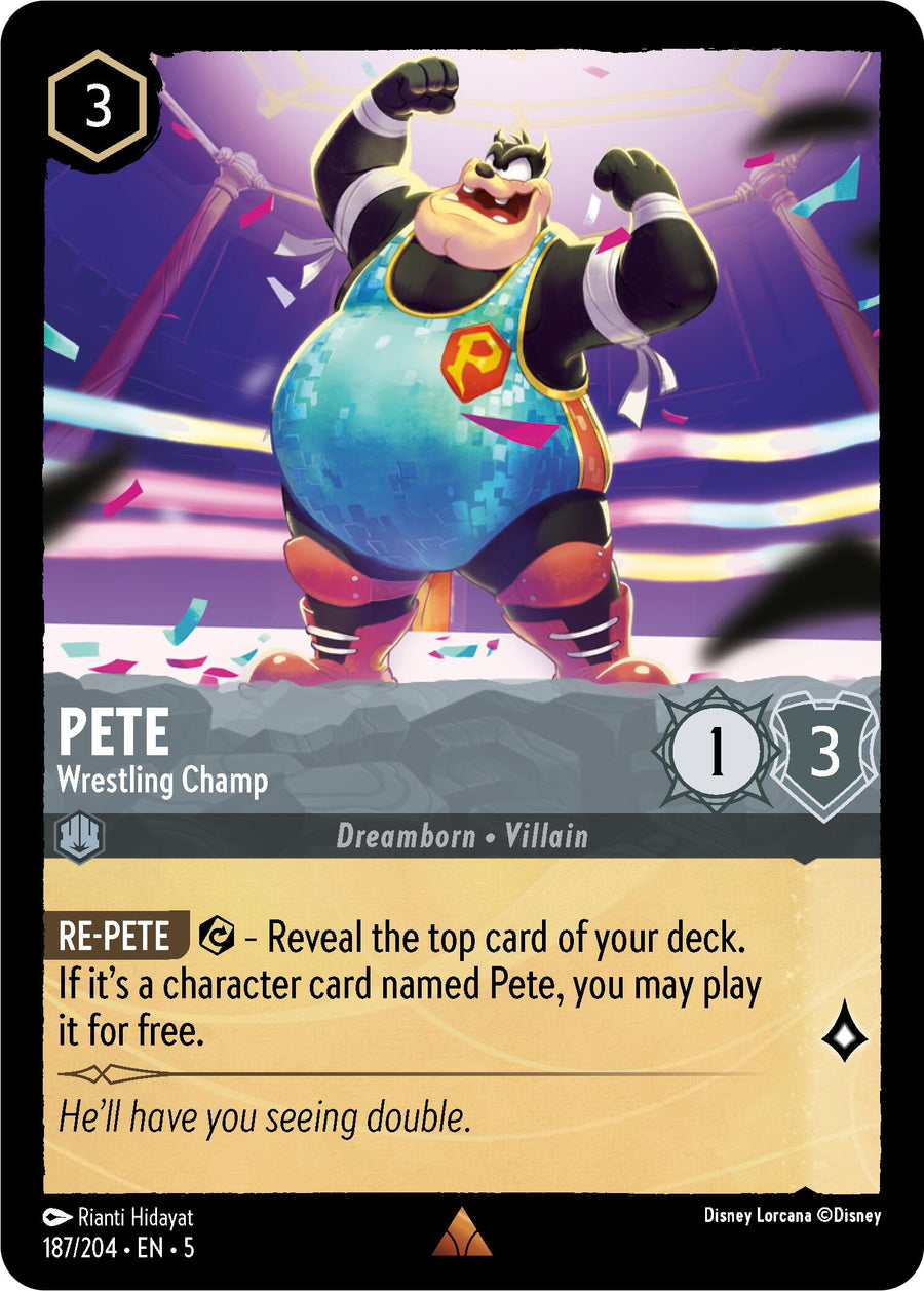 Pete - Wrestling Champ – Shimmering Skies (Disney Lorcana)