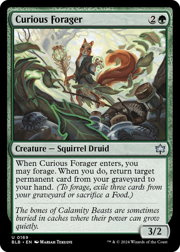 Curious Forager – Bloomburrow (Magic: The Gathering)