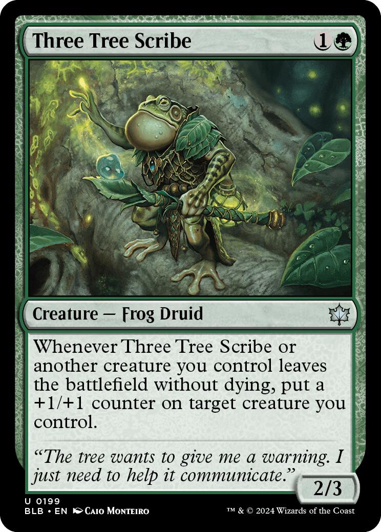 Three Tree Scribe – Bloomburrow (Magic: The Gathering)