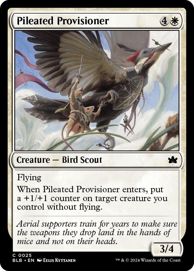 Pileated Provisioner – Bloomburrow (Magic: The Gathering)