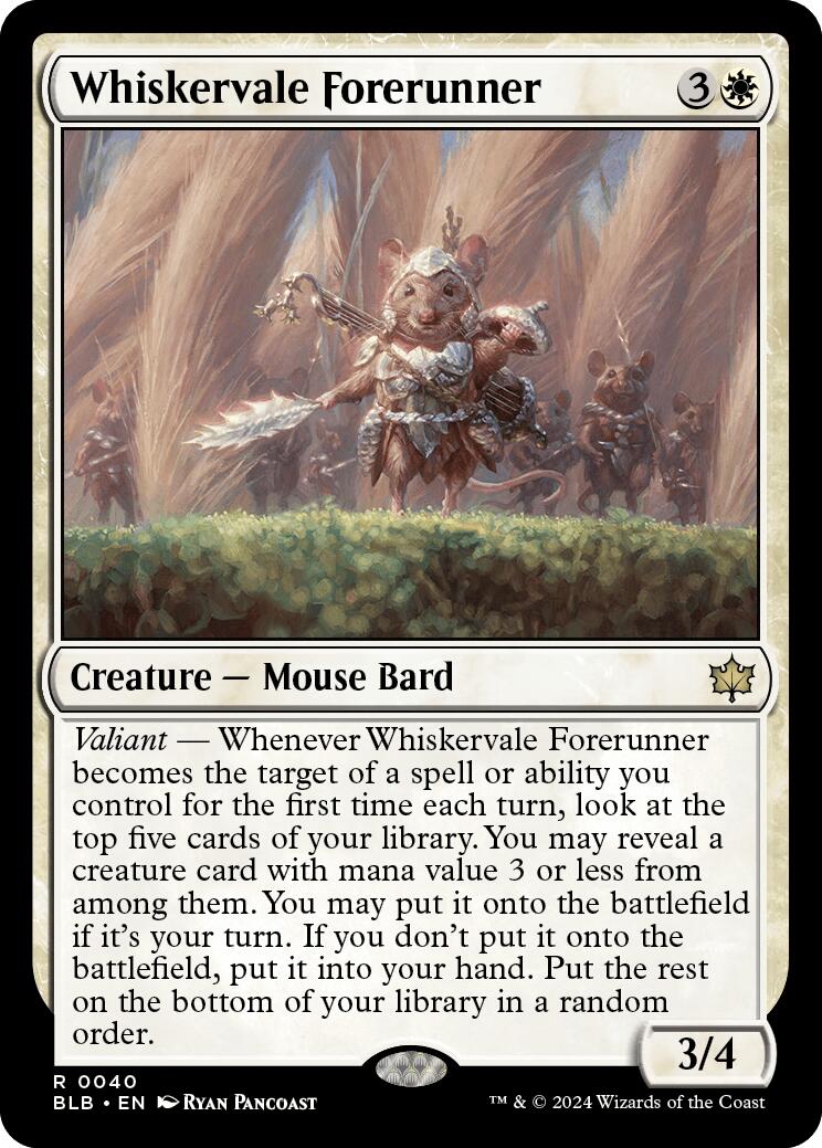 Whiskervale Forerunner – Bloomburrow (Magic: The Gathering)