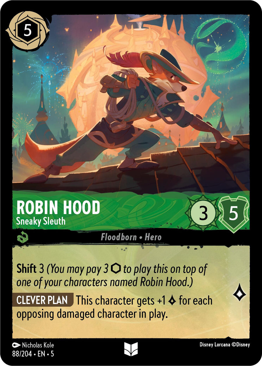 Robin Hood - Sneaky Sleuth – Shimmering Skies (Disney Lorcana)