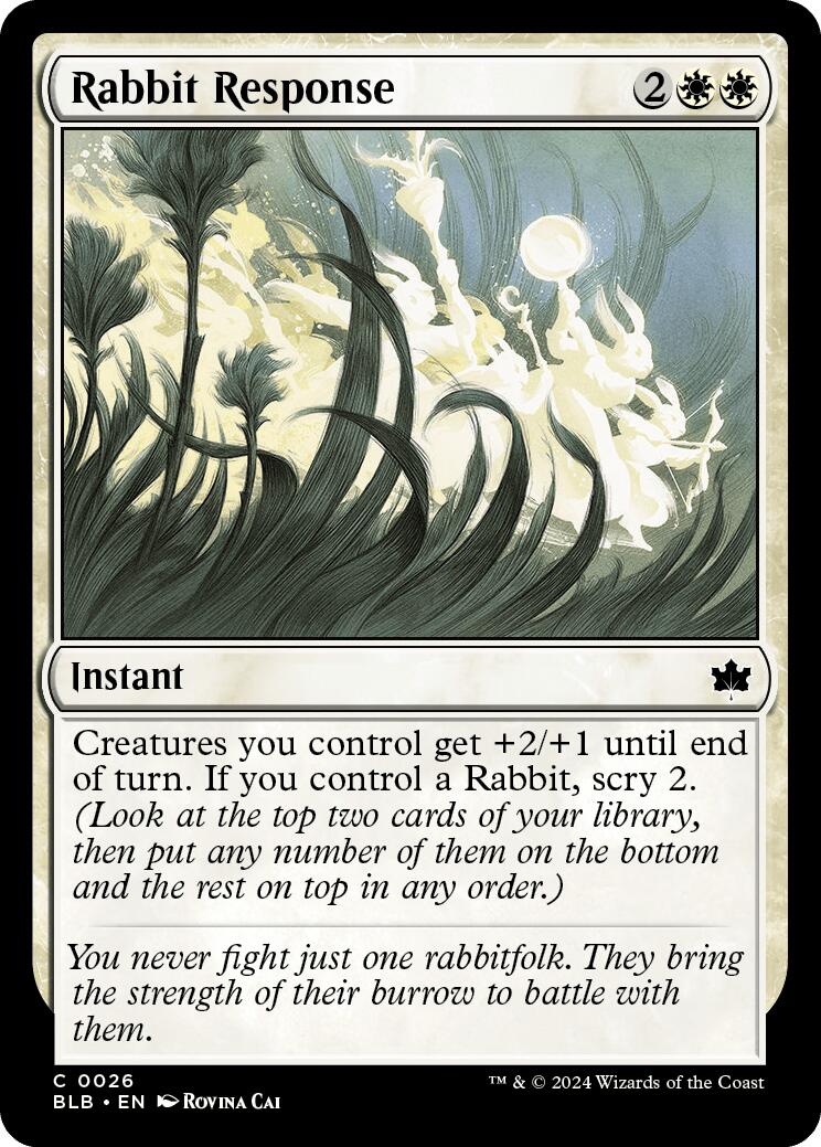 Rabbit Response – Bloomburrow (Magic: The Gathering)