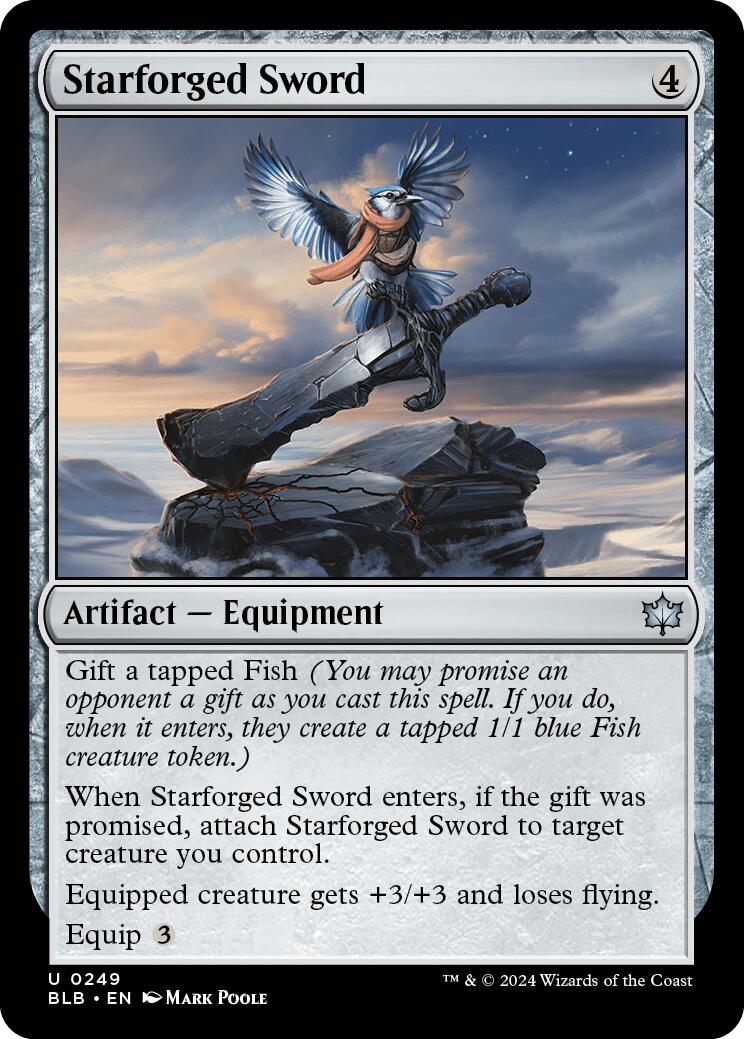 Starforged Sword – Bloomburrow (Magic: The Gathering)