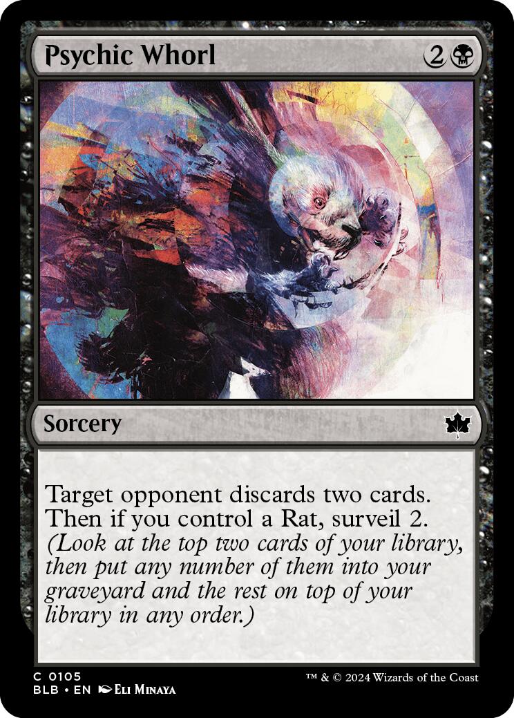 Psychic Whorl – Bloomburrow (Magic: The Gathering)
