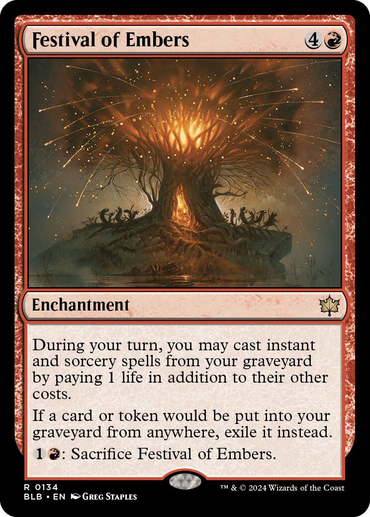 Festival of Embers – Bloomburrow (Magic: The Gathering)