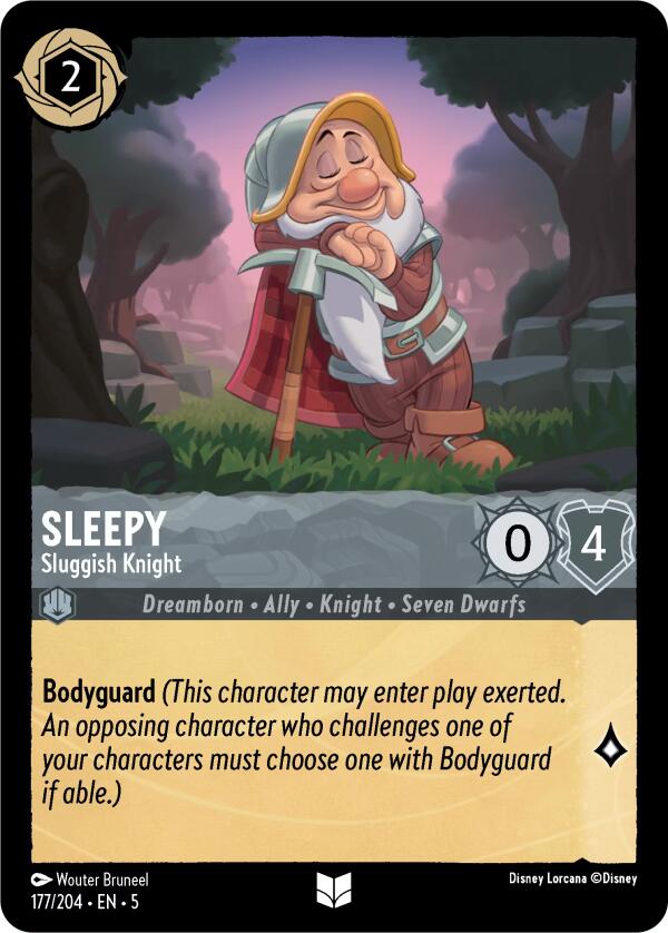 Sleepy - Sluggish Knight – Shimmering Skies (Disney Lorcana)