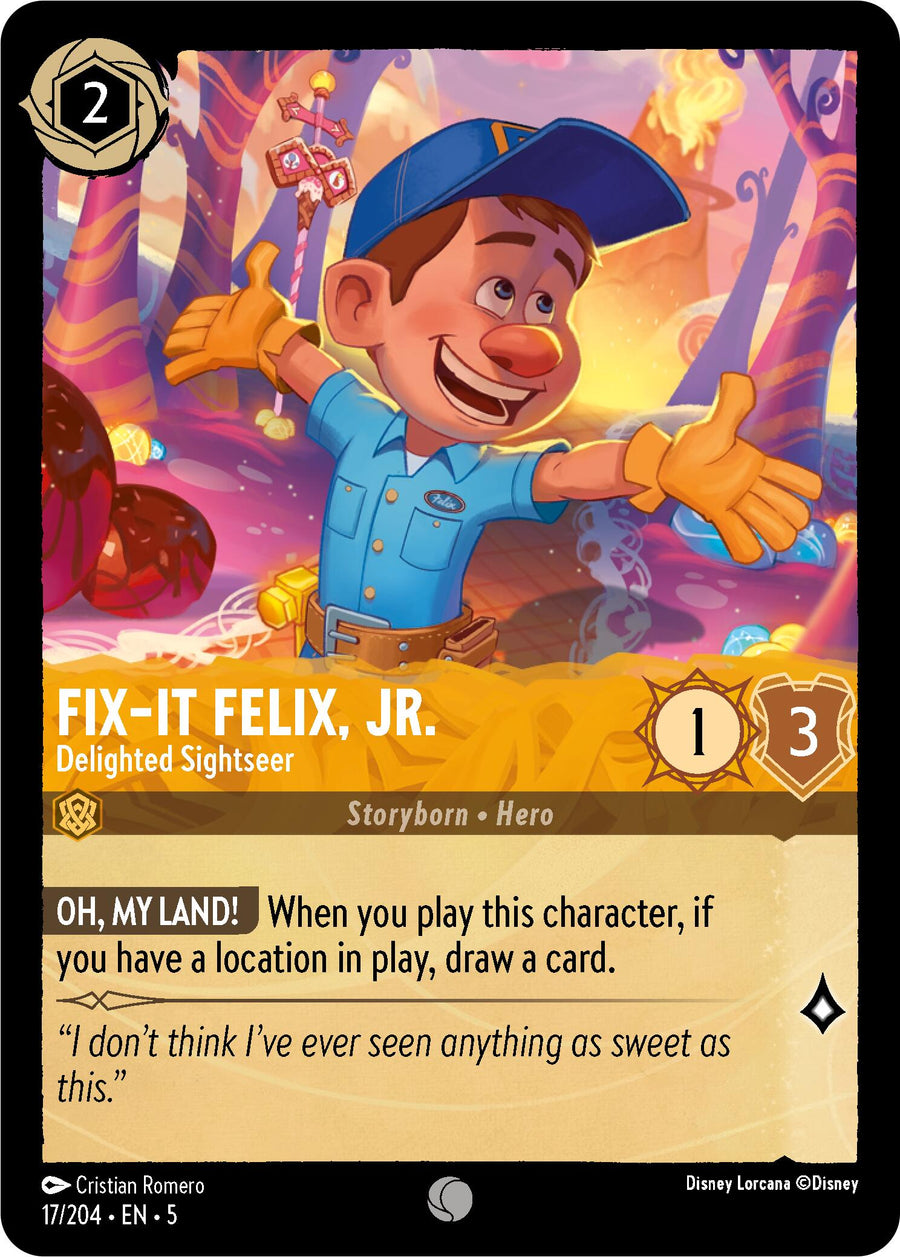 Fix-It Felix, Jr. - Delighted Sightseer – Shimmering Skies (Disney Lorcana)