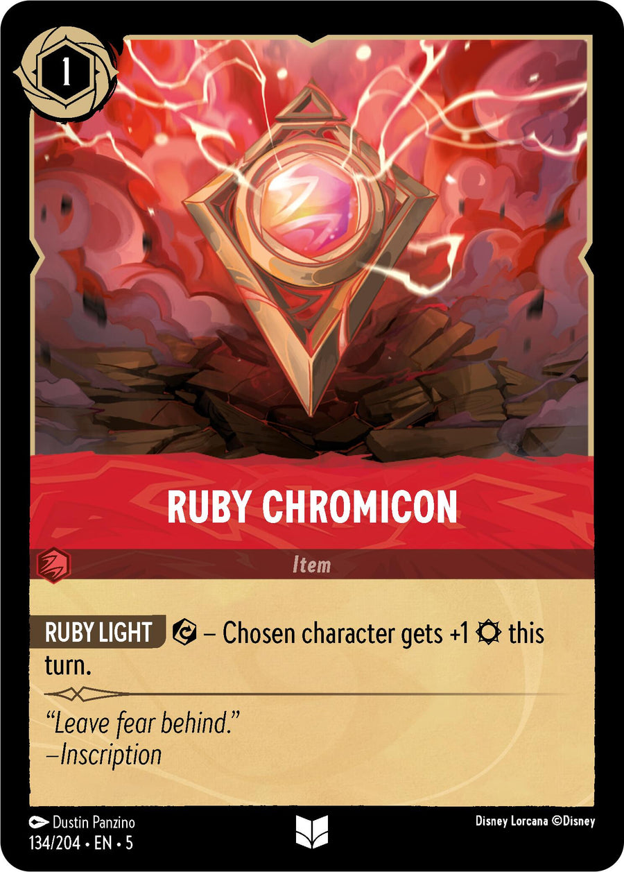 Ruby Chromicon – Shimmering Skies (Disney Lorcana)