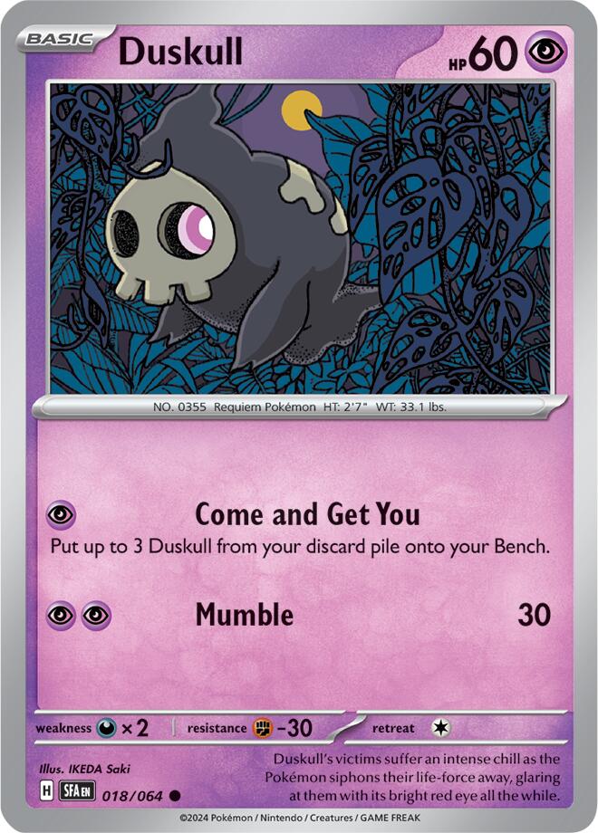 Duskull - 018/064 – SV: Shrouded Fable (Pokemon)